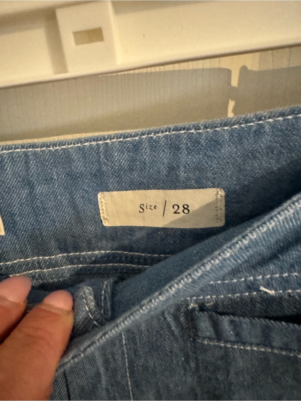 Pilcro High-Rise Wide-Leg Trouser Jeans Size 28 - Picture 7 of 16